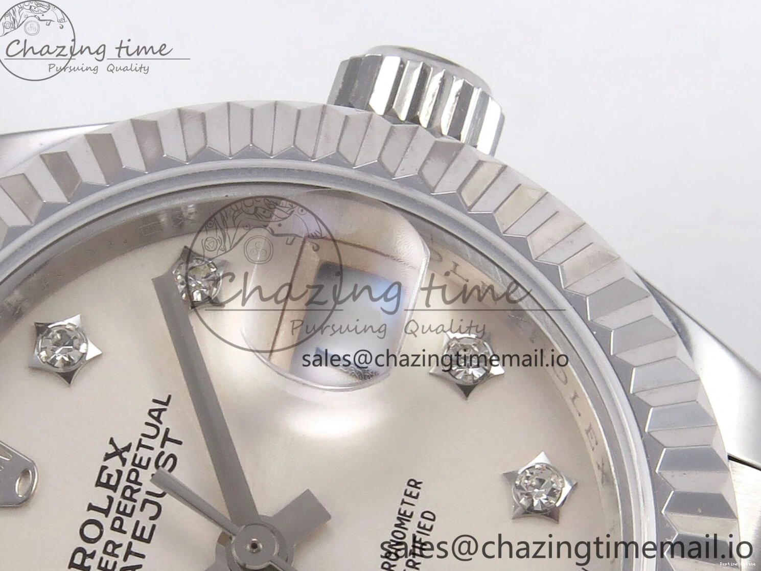 0115 DateJust 28MM 279174 SS GMF 1:1 Best Edition 904L Steel Silver Star Diamonds Dial on Jubilee Bracelet A Trendy 1140
